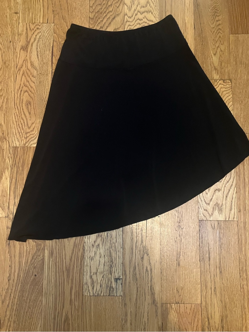 Byer Girl Y2K Black Asymmetric Midi Skirt Drawstring Size L Large 12-14 Women's